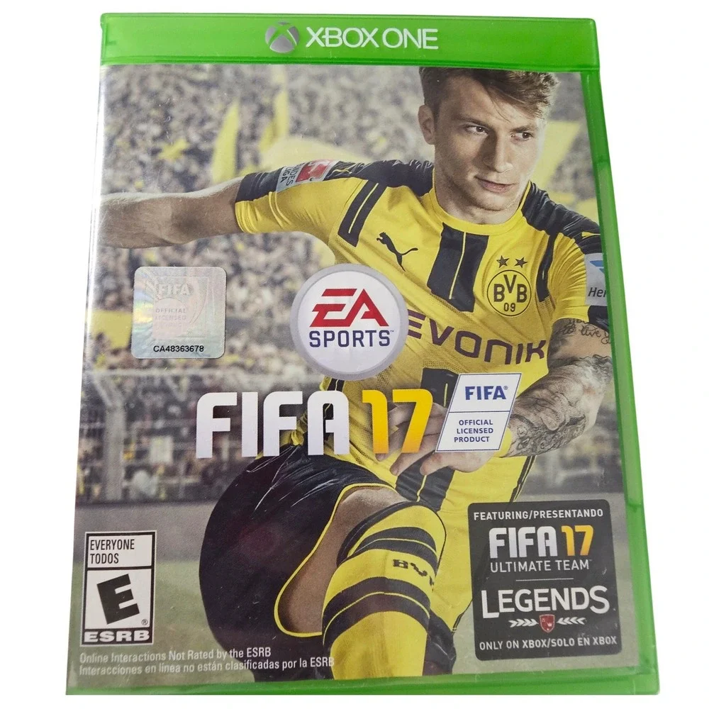 FIFA 17 EA Sports Microsoft Xbox One Video Game Soccer Football Disc Case